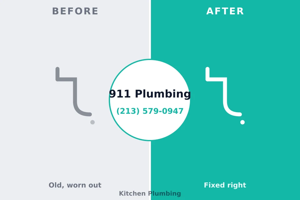Before and after: plumbing repair Garden Ridge, TX